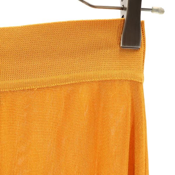 CELINE セリーヌ イタリア製 ミニ丈 スカート 38 オレンジ系 レディース