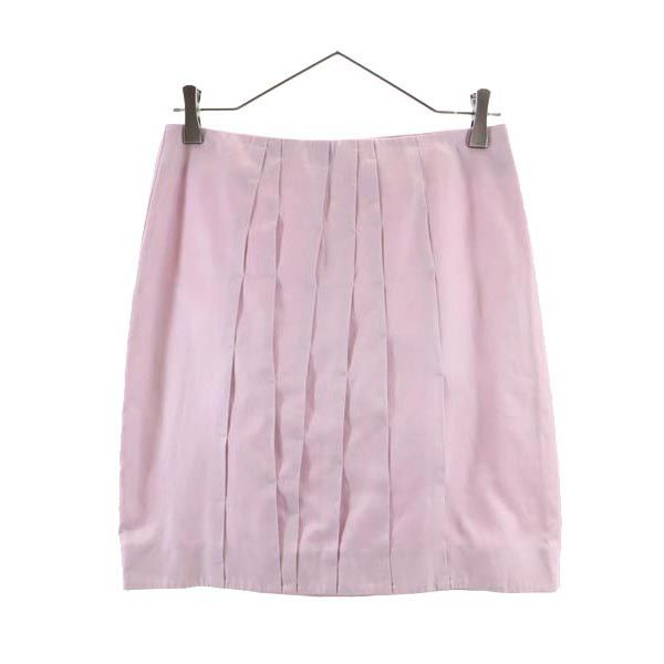 MAX MARA マックスマーラ ミニ丈 台形 スカート 36 ピンク系 レディース