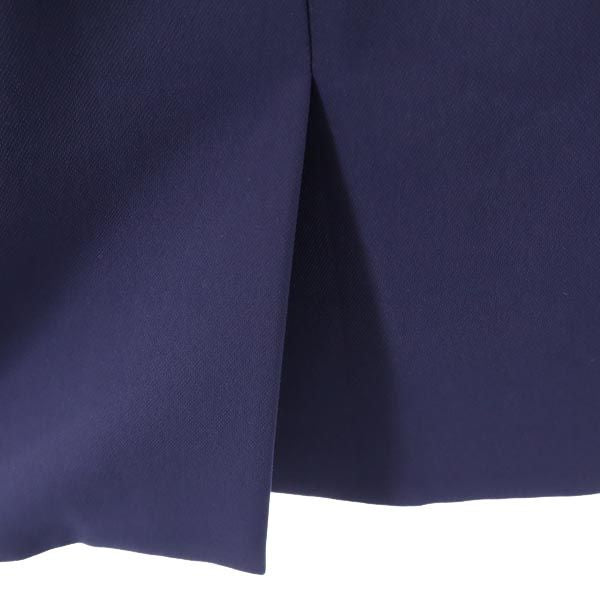 ランバン 日本製 ミニ丈 タイトスカート 38 ネイビー LANVIN レディース