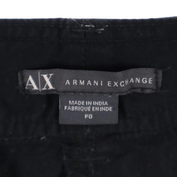 ARMANI EXCHANGE アルマーニエクスチェンジ ショートパンツ 黒 レディース