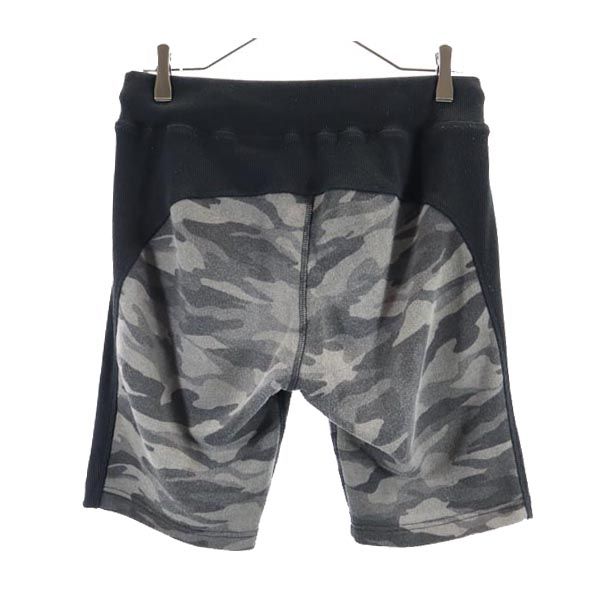 ウノピゥウノウグァーレトレ 迷彩柄 スウェットショートパンツ S グレー系 1PIU1UGUALE3 メンズ