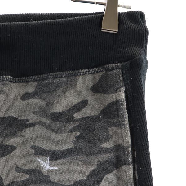ウノピゥウノウグァーレトレ 迷彩柄 スウェットショートパンツ S グレー系 1PIU1UGUALE3 メンズ