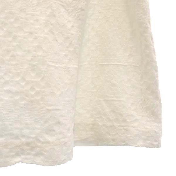 ダックス 日本製 ミディ丈 スカート 38 白 DAKS レディース