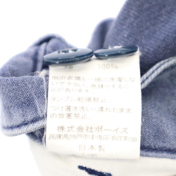 Danton ダントン 日本製 デニムショートパンツ 40 ボタンフライ メンズ