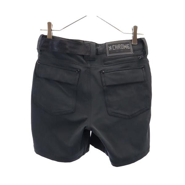 CHROME クローム ショートパンツ 2 ブラック ロゴ刺繍 レディース