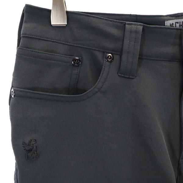 CHROME クローム ショートパンツ 2 ブラック ロゴ刺繍 レディース