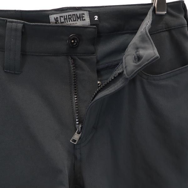 CHROME クローム ショートパンツ 2 ブラック ロゴ刺繍 レディース