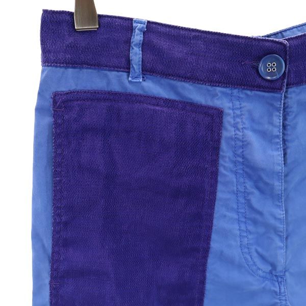 ACNE STUDIOS アクネストゥディオズ ショートパンツ 34 ブルー ボタンフライ レディース