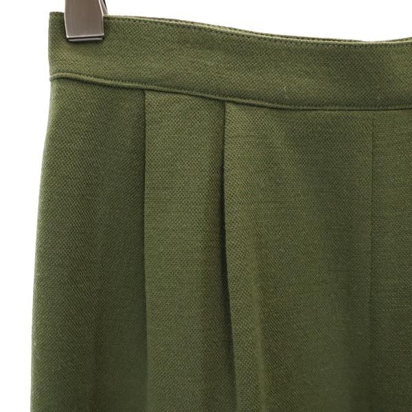 FOXEY フォクシー 日本製 ウール100％ ショートパンツ 40 カーキ レディース