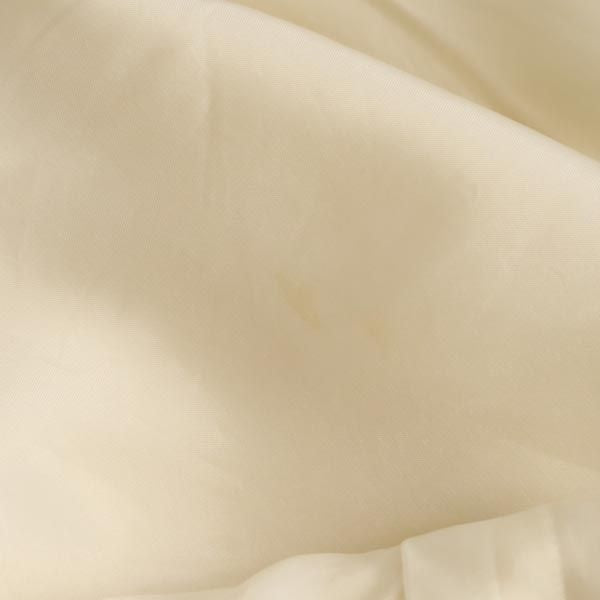 YVES SAINT LAURENT イヴサンローラン ウール100％ ミディ丈 タイトスカート L ベージュ サイドジップ レディース