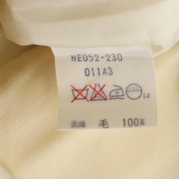 YVES SAINT LAURENT イヴサンローラン ウール100％ ミディ丈 タイトスカート L ベージュ サイドジップ レディース