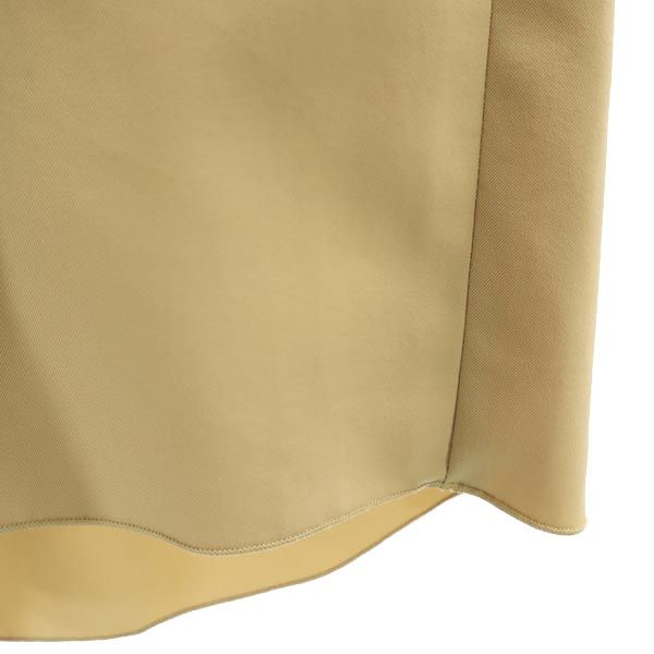 FOXEY NEW YORK フォクシー ニューヨーク 日本製 ミディ丈 スカート ベージュ サイドジップ レディース