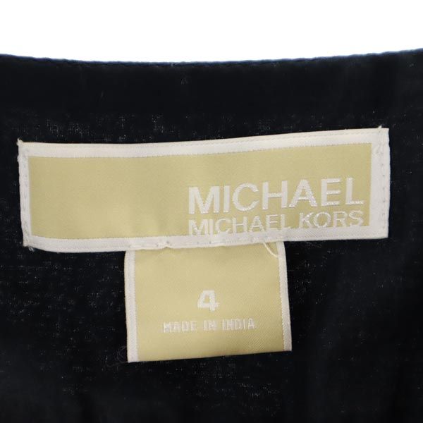 MICHAEL MICHAEL KORS マイケル マイケルコース 刺繍 ミディ丈 スカート 4 ネイビー レディース