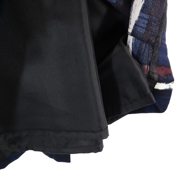 MARC BY MARC JACOBS マークバイマークジェイコブス チェック柄 ミニスカート 0 ネイビー系 レディース