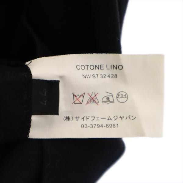 ANTEPRIMA アンテプリマ リネンブレンド ミディ丈 スカート 44 黒 レディース