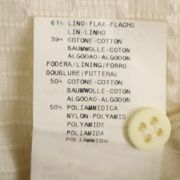 Emporio Armani エンポリオアルマーニ ミニ丈 プリーツスカート 36 アイボリー系 レディース