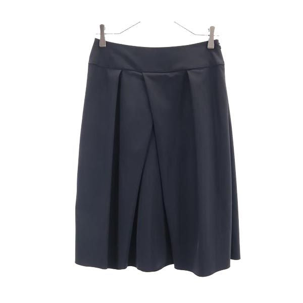 FOXEY NEW YORK フォクシーニューヨーク 日本製 ミディ丈 スカート 黒 レディース