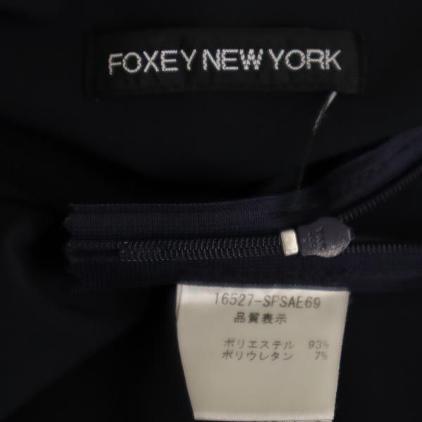 FOXEY NEW YORK フォクシーニューヨーク 日本製 ミディ丈 スカート 黒 レディース
