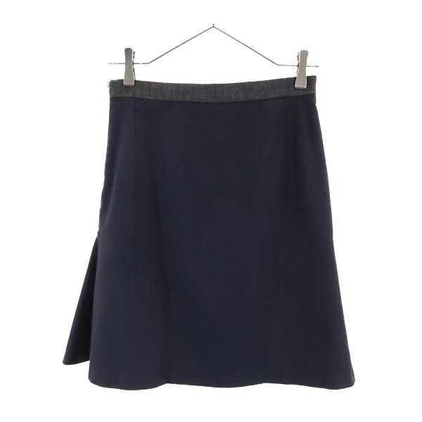 MAX&CO マックスアンドコー ミニ丈 フレアスカート 40 黒 レディース