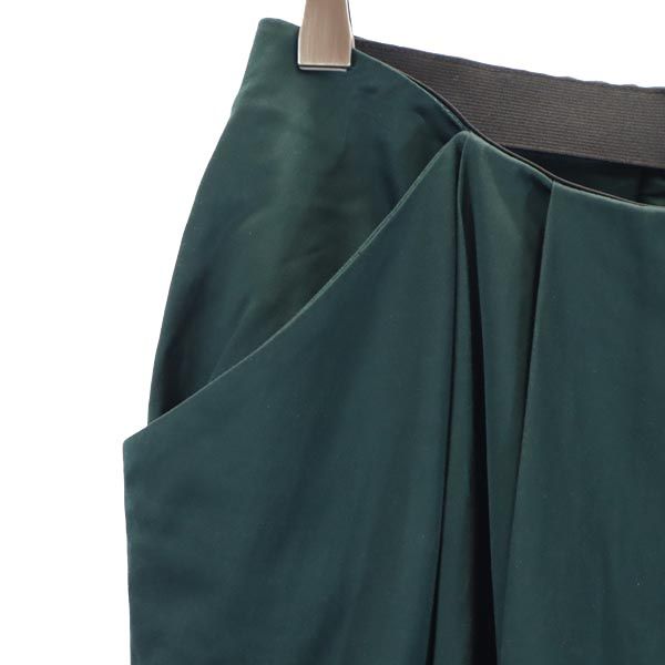 ESTNATION エストネーション 日本製 ミディ丈 スカート 36 グリーン レディース
