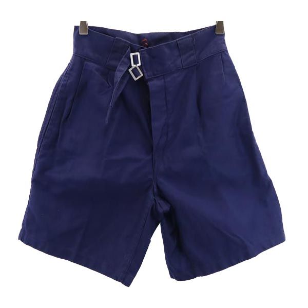 グルカショーツ ショートパンツ ネイビー ボタンフライ レディース