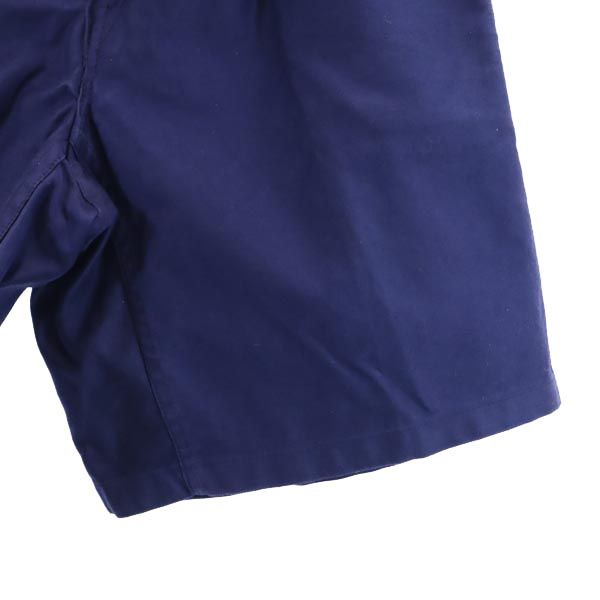 グルカショーツ ショートパンツ ネイビー ボタンフライ レディース