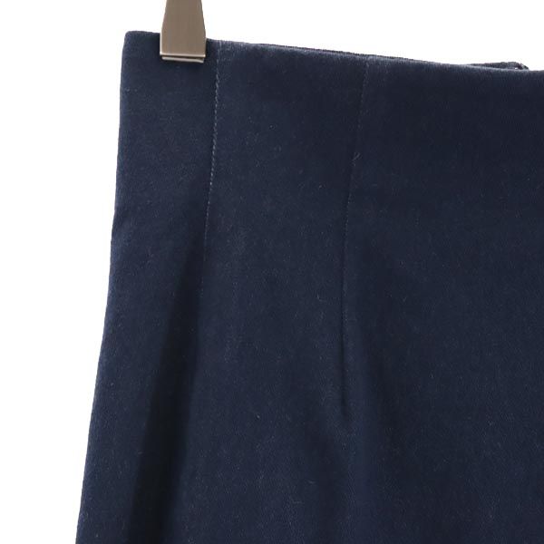 OPENING CEREMONY オープニングセレモニー 日本製 ミディ丈 スカート M ネイビー系 バックジップ レディース