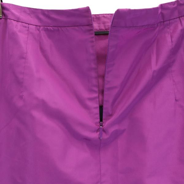 MIUMIU ミュウミュウ ミニ丈 スカート 38 パープル系 バックジップ レディース