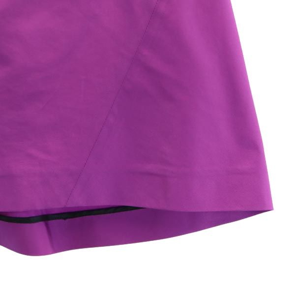 MIUMIU ミュウミュウ ミニ丈 スカート 38 パープル系 バックジップ レディース