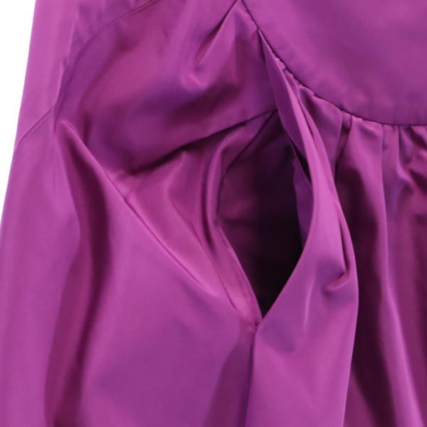 MIUMIU ミュウミュウ ミニ丈 スカート 38 パープル系 バックジップ レディース