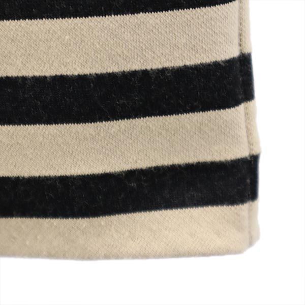 MAX MARA WEEKEND マックスマーラ ウイークエンド ボーダー ミニ丈 タイトスカート S ベージュ系 バックジップ レディース