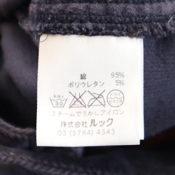 MARC JACOBS マークジェイコブス ミニ丈 コーデュロイ スカート 4 パープル系 ロゴ レディース