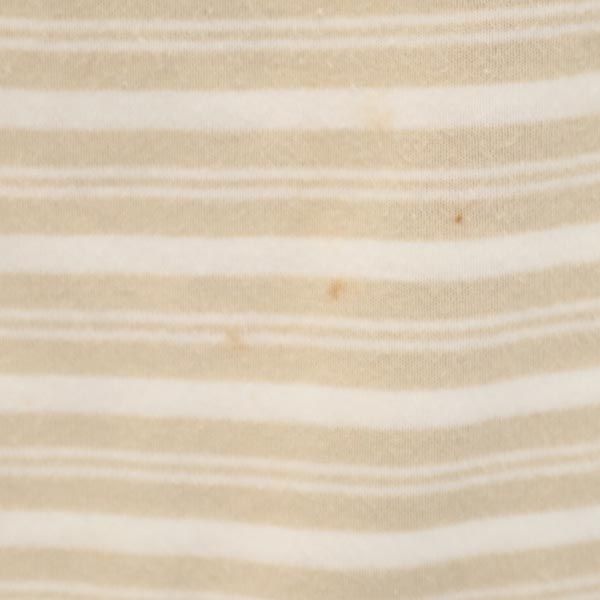 Sonia Rykiel ソニアリキエル フランス製 ボーダー柄 ミニ丈 スカート M ベージュ系 ウエストゴム レディース