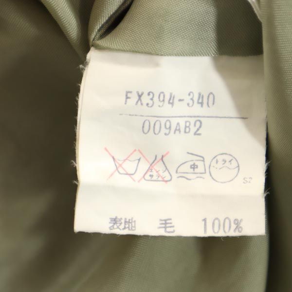 Burberrys バーバリーズ 90s オールド ウール100％ ノバチェック柄 ミディ丈 スカート 緑系 レディース