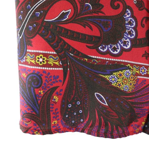 MAX MARA マックスマーラ シルク100％ 総柄 ミニ丈 ラップスカート 38 レディース