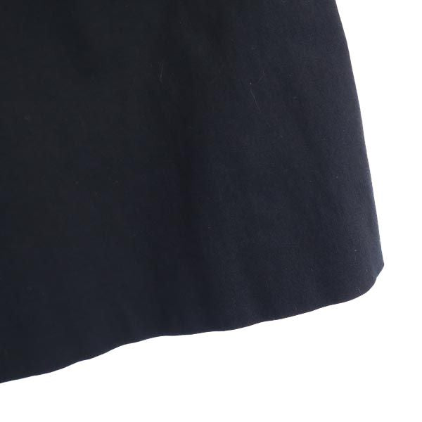 MAX MARA マックスマーラ ミニ丈 プリーツスカート 38 ブラック系 バックジップ レディース