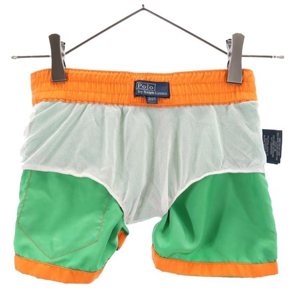 Polo by Ralph Lauren ポロバイラルフローレン ビッグポニー スイム パンツ 2T グリーン 水着 インナーパンツ キッズ