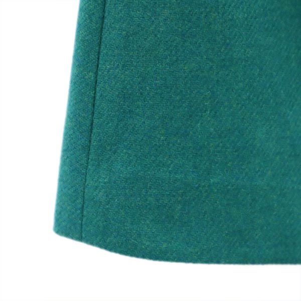 未使用 MACKINTOSH PHILOSOPHY マッキントッシュフィロソフィー ウール100％ ミニ丈 スカート 38 グリーン 三陽商会 レディース