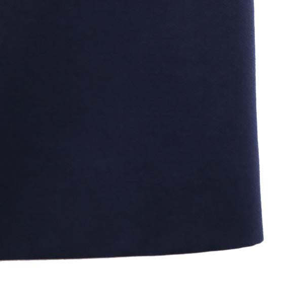 バーバリーズ 90s オールド ウール100％ ミディ丈 スカート 9AR ネイビー Burberrys サイドジップ レディース