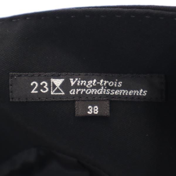 23ku 23区 ミニ丈 タイトスカート 38 ブラック レディース