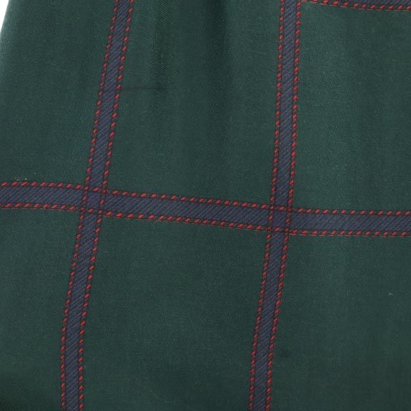 CHARTER CLUB チャータークラブ 90s オールド 総柄 ロング丈 ラップスカート 8 グリーン レディース