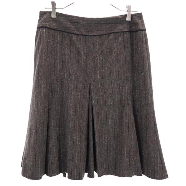 MAX&CO マックスアンドコー ミディ丈 スカート 42 ブラウン レディース