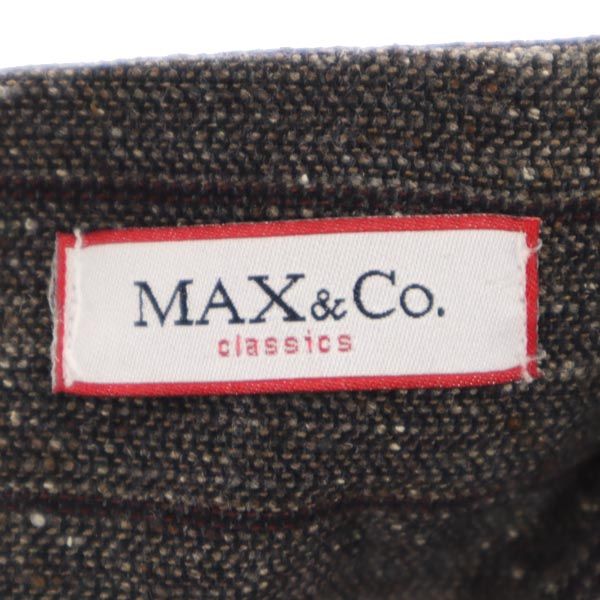 MAX&CO マックスアンドコー ミディ丈 スカート 42 ブラウン レディース