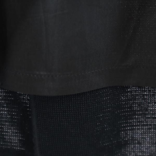 YVES SAINT LAURENT イヴサンローラン 日本製 ミディ丈 スカート 11号 ブラック サイドジップ レディース