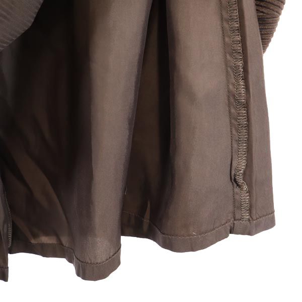 Chloe クロエ フランス製 ミディ丈 コーデュロイ スカート T34 ブラウン レディース