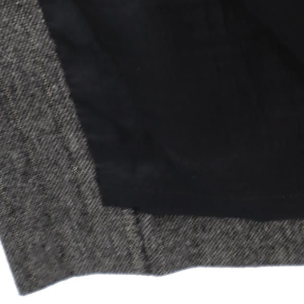 BURBERRY BLACK LABEL バーバリーブラックレーベル 三陽商会 日本製 ストライプ ミニ丈 スカート 38 グレー系 レディース