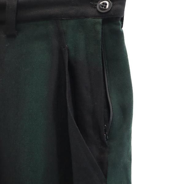 Y's ワイズ ミモレ丈 デザイン スカート ブラック系 サイドジップ レディース