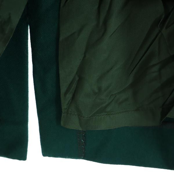 ダックス ウール100％ ミディ丈 タイトスカート 8 グリーン DAKS バックジップ レディース