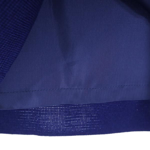 YVES SAINT LAURENT イヴサンローラン 日本製 ウール100％ ミディ丈 スカート 11号 ブルー ウエストゴム仕様 レディース