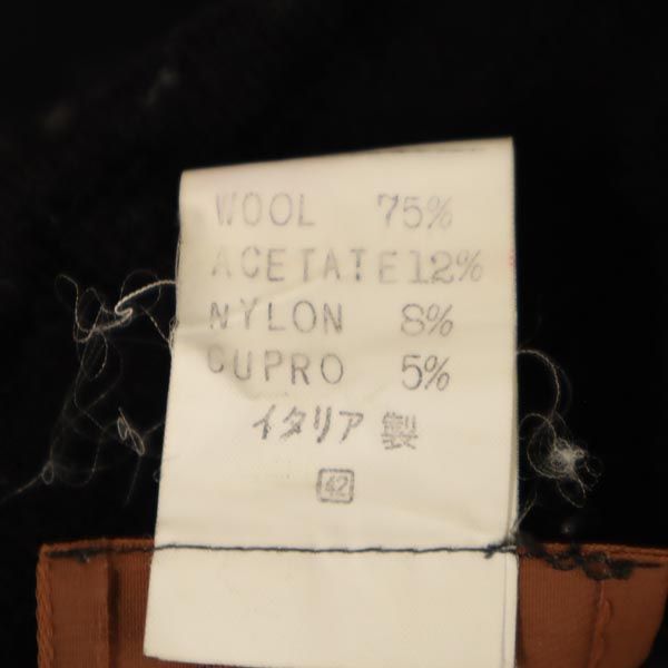 Missoni ミッソーニ イタリア製 ウールブレンド 総柄 ミニ丈 フレアスカート 42 ブラック系 レディース